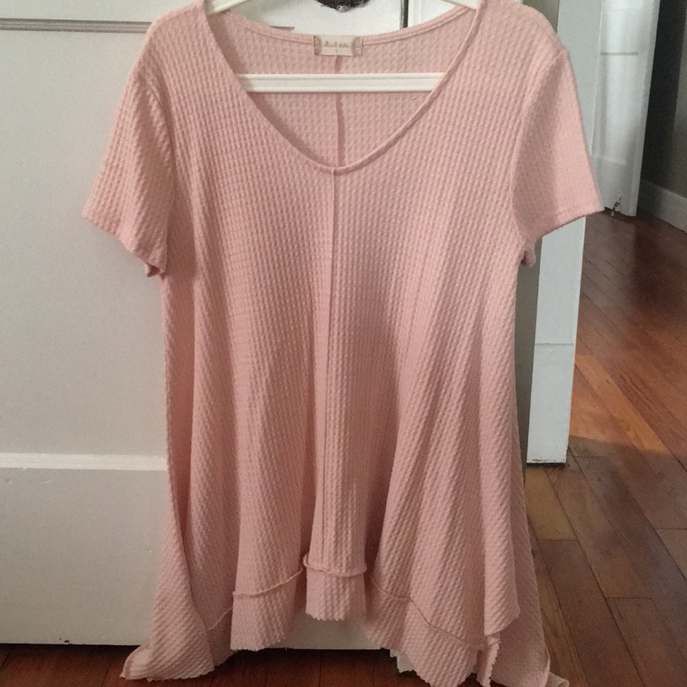Pink top with cute details